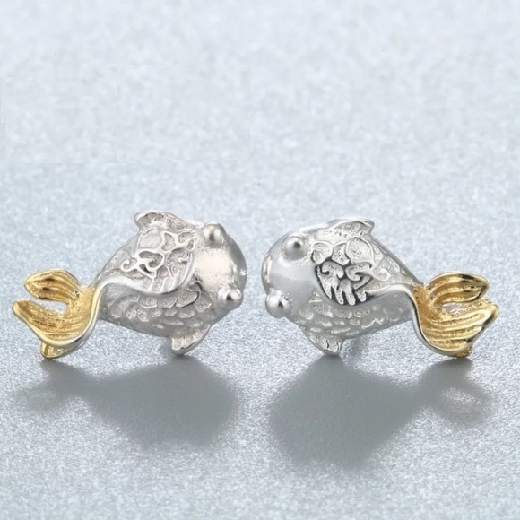 Jewelry - Goldfish Sterling Studs
